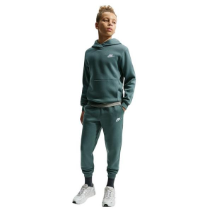 Kids' Nike Sportswear Club Fleece Hoodie Large Mineral Slate/White