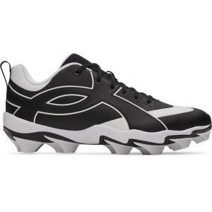 Men's Under Armour Leadoff Icon Low RM Molded Baseball Cleats 10.5 Black/White/Black