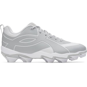 Men's Under Armour Leadoff Icon Low RM Molded Baseball Cleats 11.5 Baseball Gray/White/Baseball Gray