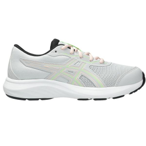 Kids' ASICS Contend 9 Running Shoes Big 5.5 Regular Glacier Grey/Illuminate Green