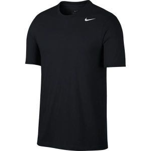 Men's Nike Dri-FIT Fitness T-Shirt Small Tall Black/White