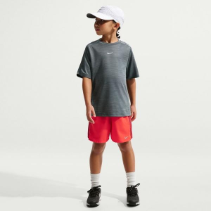 Kids' Nike Miler Shorts Small Light Crimson/Team Crimson/Reflective Silver