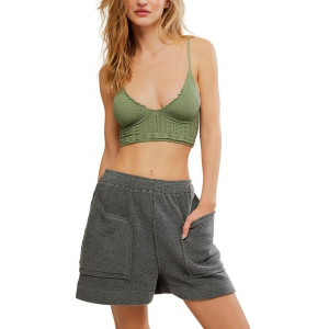 Women's Free People Heirloom Seamless Bralette L/XL Forest Run