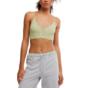 Women's Free People Heirloom Seamless Bralette L/XL Fresh Green