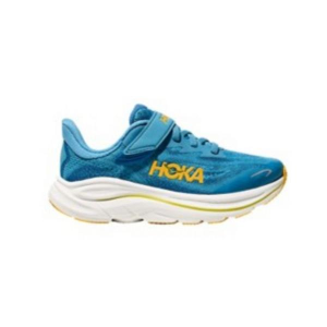 Kids' HOKA Clifton 10 Running Shoes Little 1.5 Regular Blue/Yellow