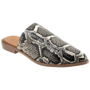 Women's Bueno Bambi Dress Mules Regular 40 Black Snake