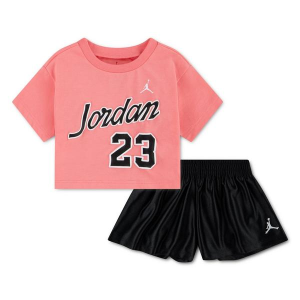 Girls' Jordan Flowy Durasheen Set 4 Black