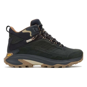 Men's Merrell Moab Speed 2 Leather Mid Waterproof Hiking Boots Outdoor 8.5 Black