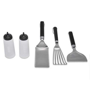 Weber Stainless Steel Flat Top Set - 5 Piece