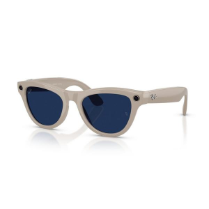 Women's Ray-Ban Meta Skyler Gen 2 Sunglasses Shiny Chalky Grey/Sapphire Transitions