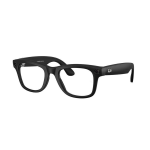 Men's Ray-Ban Meta Wayfarer Gen 2 Sunglasses Matte Black/Clear