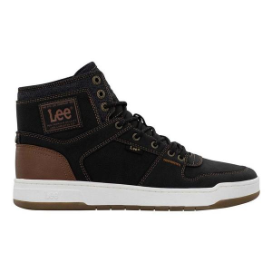 Men's Lee Daybreaker Hi Sneakers 10.5 Regular Black/British Tan