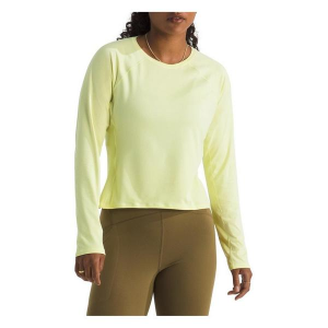Women's The North Face Jaida Long Sleeve T-Shirt Large Lemon Mist Light Heather
