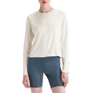 Women's The North Face Jaida Long Sleeve T-Shirt 2XLarge White Dune Light Heather