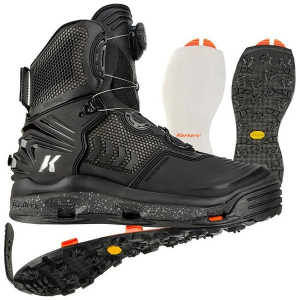 Men's Korkers Men's River Ops BOA Wader Fly Fishing Wading Boots Outdoor 13 Black