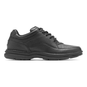 Men's Rockport World Tour Classic Sneakers 8.5 Extra Wide Black Leather