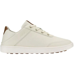 Women's OluKai Puakea Spikeless Golf Shoes 8 Regular White Sand/Tan