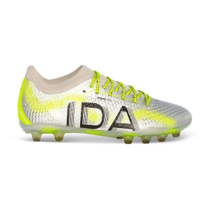 Women's IDA Rise Elite Molded Soccer Cleats 9 Silver/Green