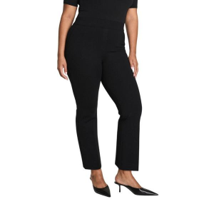 Women's Spanx SPANXsupersmooth PerfectFit Ponte Kick Flare Dress Pants Medium Classic Black Cropped
