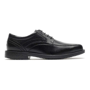 Men's Rockport Style Leader 2 Bike Toe Dress Shoes Wide 13 Black Leather