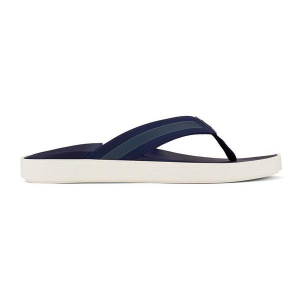 Men's OluKai Leeward Flip Flop Sandals 14 Navy/Navy