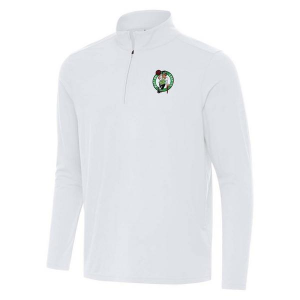 Boston Celtics Antigua Intent 1/4 Zip Small White