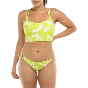 Women's Body Glove Shade Mel Crop Swim Bikini Top Juniors Medium Key Lime