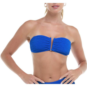Women's Skye Leslie Oceania Swim Bikini Top Contemporary Large Royal