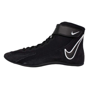Kids' Nike Speedsweep VII Wrestling Shoes Big 5.5 Regular Black/White/Grey