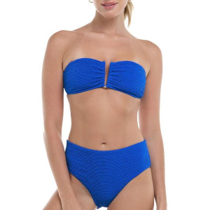 Women's Skye Shirred Rachel Oceania Swim Bottoms Contemporary Large Royal