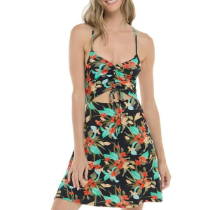 Women's Body Glove Ivana Dress Swim Cover Up Large Black/Hamoa