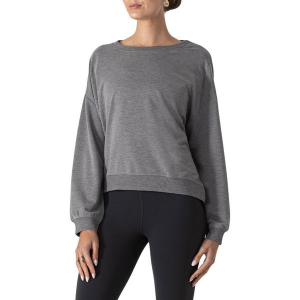 Women's MPG Sport Cozy Fleece Relaxed Crewneck Sweatshirt XLarge Steel Grey Heather