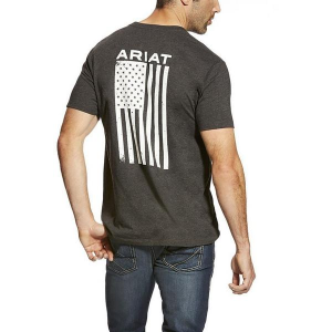 Men's Ariat Freedom T-Shirt XLarge Charcoal Heather
