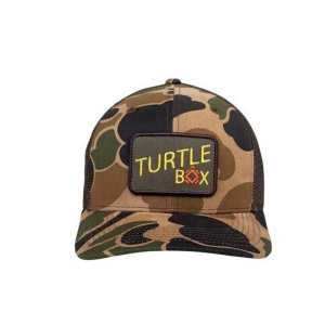 TURTLEBOX Everyday Camo Trucker Camping Snapback Hat One Size Camo