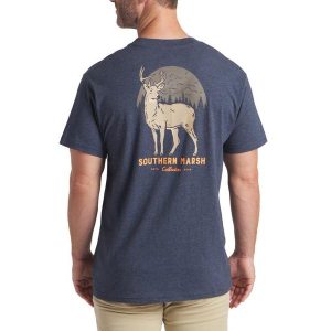 Men's Southern Marsh Eight Point T-Shirt Small Wash Lunar Navy