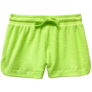 Girls' Suzette Soft Waffle Shorts Medium Lime Green
