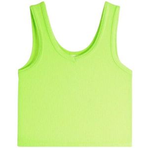 Girls' Suzette Soft Waffle V-Neck Tank Top XLarge Lime Green