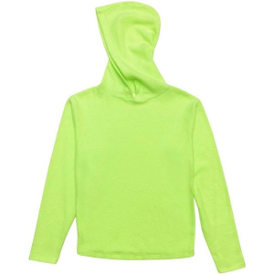 Girls' Suzette Soft Waffle Hoodie Large Lime Green