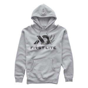 Men's First Lite Whitetail Shed Hunting Hoodie Small Grey Heather