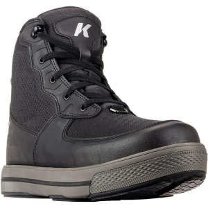Men's Korkers Stealth Sneaker Fly Fishing Wading Boots Outdoor 9 Black Grey