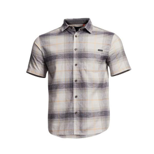 Men's Sitka Ambarry Button Up Shirt  Aluminum Ambary Plaid