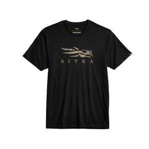 Men's Sitka Icon Optifade Tee T-Shirt Small Black Waterfowl