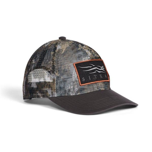Men's Sitka Icon Optifade Mesh Mid Pro Trucker Hunting Adjustable Hat One Size Lead Elevated II