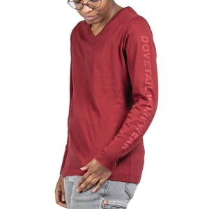 Women's Dovetail Workwear Go To Essential Long Sleeve T-Shirt XLarge Currant