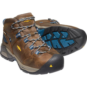 Men's KEEN Utility Detroit Mid Steel Toe,Waterproof,EH Certified Work Boots Outdoor 10.5 Cascade