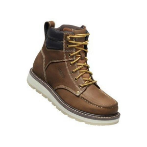 Men's KEEN Cincinnati 6in Soft Toe Work Boots Outdoor 10 Belgian/Sandshell