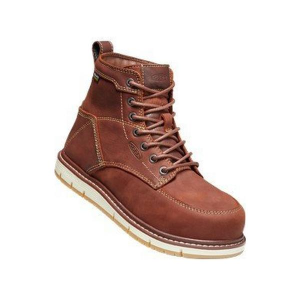 Women's KEEN Utility San Jose 6in Aluminum Toe Work Boots Outdoor 8 Gingerbread