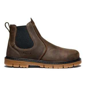 Men's KEEN San Jose 90 Degree Aluminum Toe Work Boots Outdoor 7 Cascade Brown/Gum