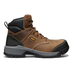Men's KEEN Evanston 6" ESD Carbon Fiber Toe Work Boots Outdoor 9 Bison/Black