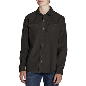 Men's Howler Brothers Banning Cord Long Sleeve Button Up Shirt Medium Ant Black